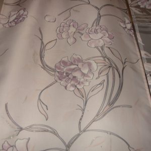 Комплект панельних фіранок Lumelle Flowers карниз 240см рожевий (23п)