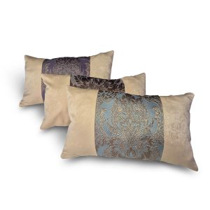 Комплект декоративних подушок Lumelle Damask 44х25см 3шт різнокольорові з пісочним (п_0839)