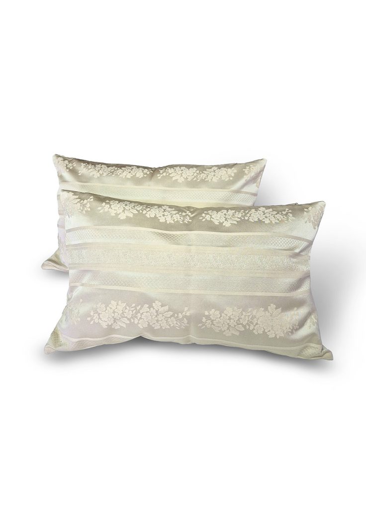 Комплект декоративних подушок Lumelle Clasic Flowers  52х32см 2шт солом’яний (п_0846)
