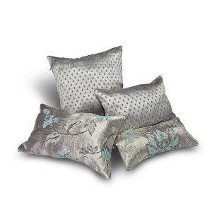 Комплект декоративних подушок Lumelle Classic 40х40см 1шт, 40х23см 1шт, 38х26см 1шт, 33х14см 1шт бежевий з бірюзовим (п_0850)