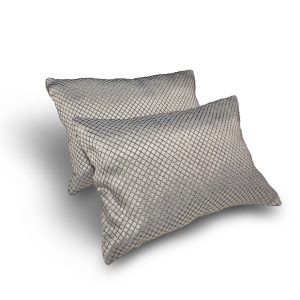 Комплект декоративних подушок Lumelle Damask і Ромб 47х33см 2шт бежеві (п_0854)