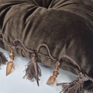 Подушка для декору Lumelle  Royal 40х40см 1шт, темно коричнева (п_0172_1)