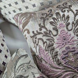 Комплект декоративних подушок Lumelle Combi парча 27х19см 3шт, 33х24см 1шт, 24х20см 1шт різнокольорові (п_0863)