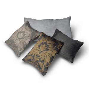 Комплект декоративних подушок Lumelle Damask жакард 45х24см 1шт, 26х20см 3шт різнокольорові (п_0864)