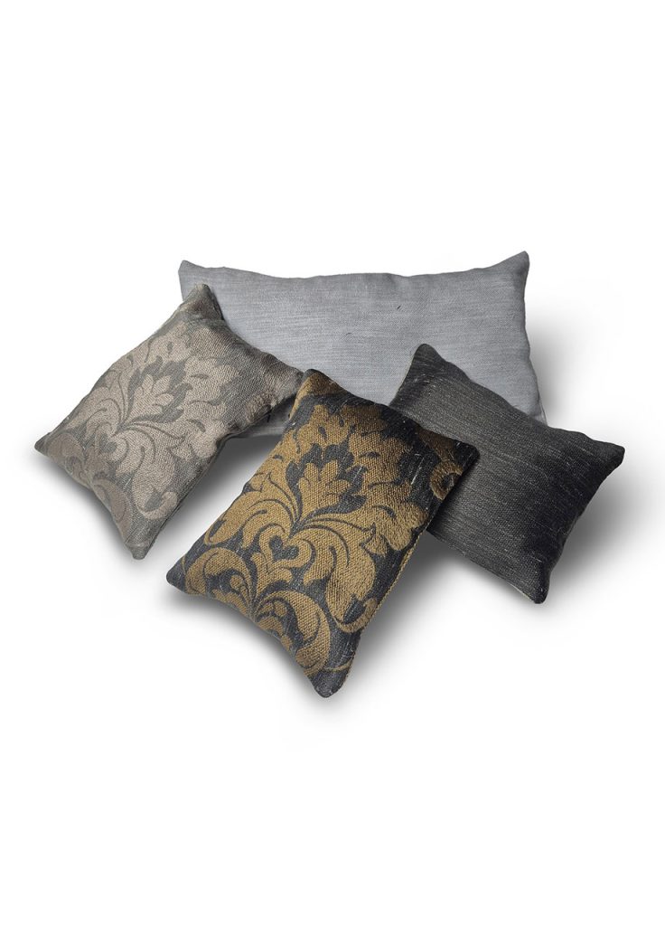 Комплект декоративних подушок Lumelle Damask жакард 45х24см 1шт, 26х20см 3шт різнокольорові (п_0864)