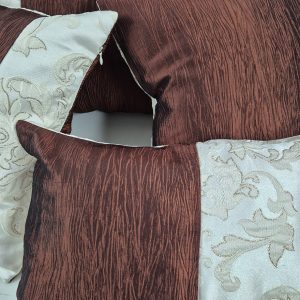 Комплект декоративних подушок Lumelle Damask 4 шт, молочно-коричневий (п_0865)
