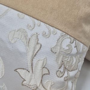 Комплект декоративних подушок Lumelle Damask  40х35см 2шт  бежеві з пісочним (п_0871)