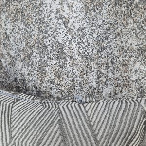 Комплект декоративних подушок Lumelle Geometric 40х40см 1шт, 45х27см 2шт, 30х27см 1шт, 26х22см 1шт сірий з бежевим (п_0875)
