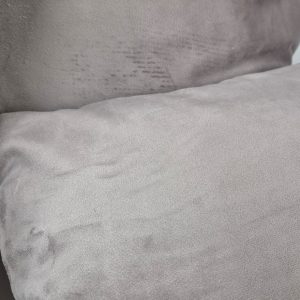 Комплект декоративних подушок Lumelle Simple оксамит 60х39см 2шт сірий з мокко (п_0880)