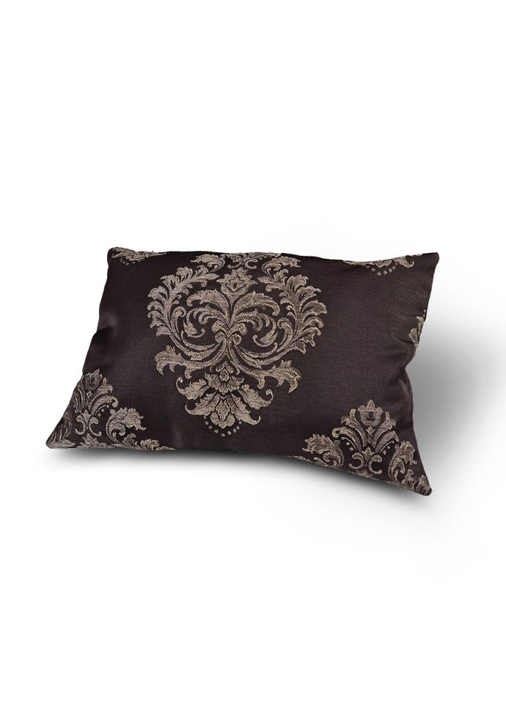 Декоративна подушка венге з бежевим Lumelle Damask  52х40см 1шт  (п_0881)