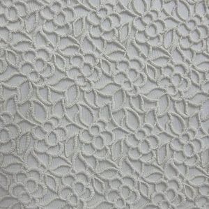 Фіранка на стулку вікна Lumelle Mini flowers 60х110см молочна (10_1ф)