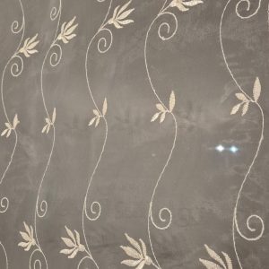Фіранка на стулку вікна Lumelle Mini flowers 40х114см кремова (10_3ф)