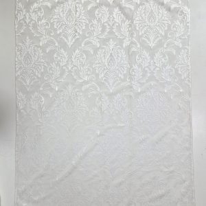Фіранка на стулку вікна Lumelle Ajure Damask 72х110см молочна  (10_8ф)