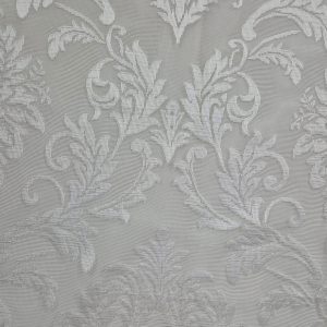 Фіранка на стулку вікна Lumelle Ajure Damask 72х110см молочна  (10_8ф)
