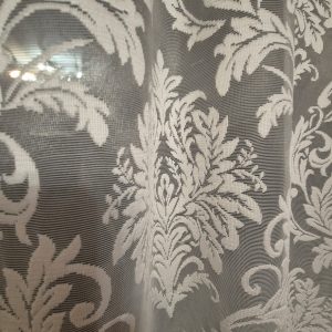Фіранка на стулку вікна Lumelle Ajure Damask 60х116см бежева  (10_9ф)