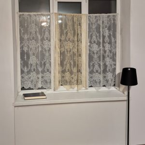 Комплект фіранок 230х113см на стулку вікна  Lumelle Damask 3шт  кремовий з бежевим і пісочним (11_1ф)
