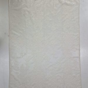 Комплект фіранок 230х113см на стулку вікна  Lumelle Damask 3шт  кремовий з бежевим і пісочним (11_1ф)
