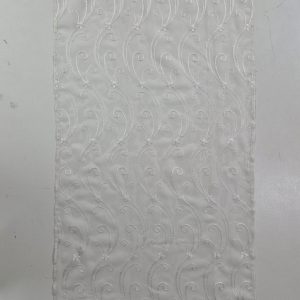 Комплект фіранок 220х110см на стулку вікна  Lumelle Damask 4шт  кремовий і молочний (11_2ф)