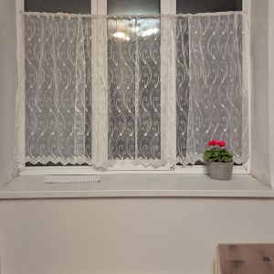 Комплект фіранок 220х110см на стулку вікна  Lumelle Damask 4шт  кремовий і молочний (11_2ф)