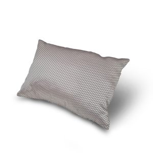 Декоративна подушка сіра з бежевим Lumelle Geometric 50×35 см (п_0882)