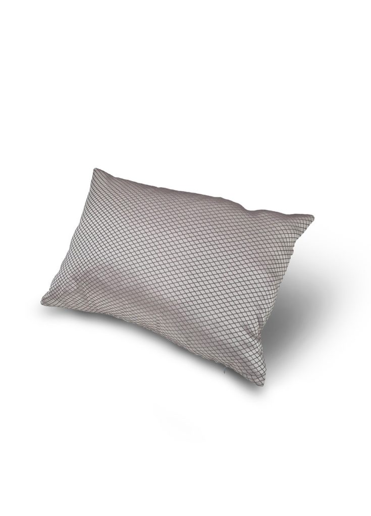 Декоративна подушка сіра з бежевим Lumelle Geometric 50×35 см (п_0882)