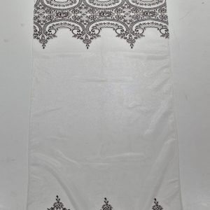 Комплект фіранок 200х150см   Lumelle Damask 4шт  кремовий з бежевим і коричневим (11_6ф)