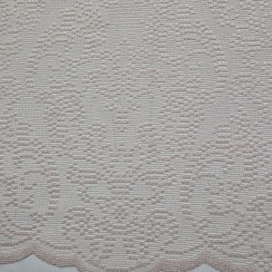 Комплект фіранок 155х110см на стулку вікон  Lumelle Damask 2шт  бежевий і молочний (12_1ф)