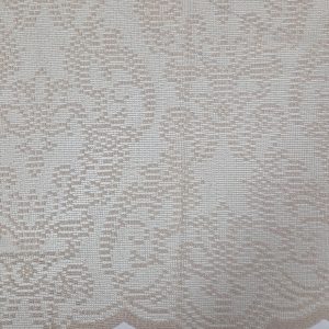 Комплект фіранок 155х110см на стулку вікон  Lumelle Damask 2шт  бежевий і кавовий (12_2ф)
