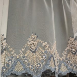 Комплект штор у вигляді сходинок 250х120см з перлинами   Lumelle Exclusive 6 шт різних кольорів (12_5ф)