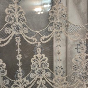 Комплект штор у вигляді сходинок 250х120см з перлинами   Lumelle Exclusive 6 шт різних кольорів (12_5ф)