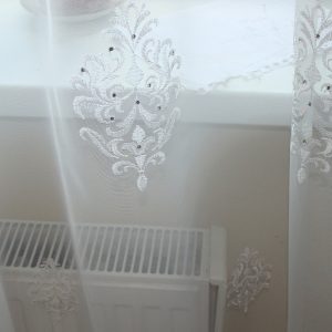 Готовий комплект тюль Lumelle Дессерт тканини 4,40м висота 2,30м молочна (22_1к)