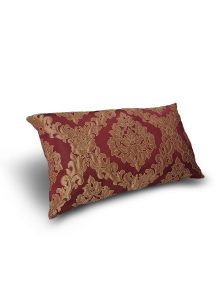 Теракотова декоративна подушка Lumelle Damask 70x40 см