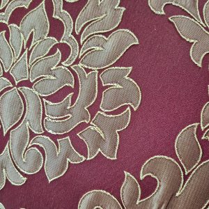 Декоративна подушка теракотова з золотистим акцентом Lumelle Damask 70×40см  (п_0888)