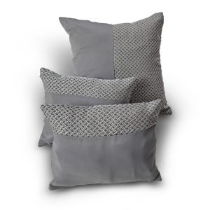 Комплект декоративних подушок Lumelle Geometric 40х40см 1шт 30х25см 2шт сірі  (п_0891)