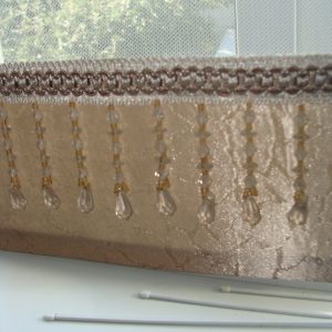 Комплект панельних фіранок Lumelle Зигзаг 4шт карниз 160см молочний (12_3п)