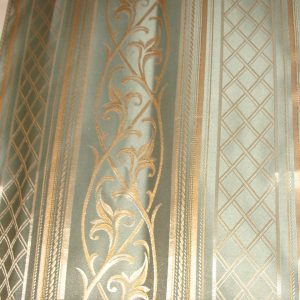 Комплект панельних фіранок Lumelle Damask 5шт карниз 245см зелений з молочним (24_8п)