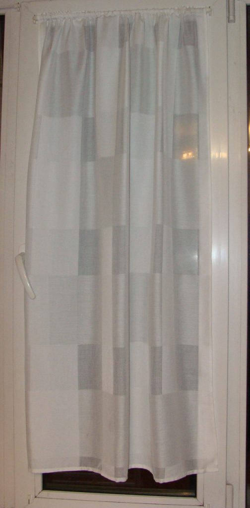 Фіранка Lumelle Батист Квадрати 120х80см молочний (13ф)