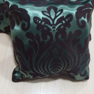Комплект декоративних подушок Lumelle Damask 6шт бірюзові з чорним (п_0419)