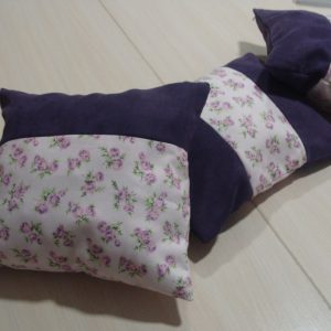 Комплект декоративних подушок Lumelle Rose 33х33см 2шт 37х28см 1шт молочні з фіолетовим (п_0360)