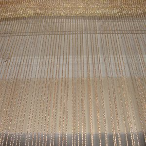 Нитки кисея Lumelle 160х280см бежево-золотисті з люрексом (1нт)