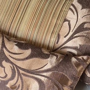 Комплект декоративних подушок Lumelle Handmade з жакардовим візерунком, коричнево-бежевий, 60×30 см (2 шт) + 30×18 см (1 шт) (п_0903)
