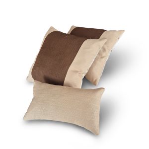 Комплект двосторонніх декоративних подушок Lumelle Handmade, коричнево-бежевий, 40×40 см (2 шт) + 35×20 см (1 шт) (п_0904)