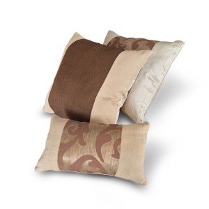 Комплект двосторонніх декоративних подушок Lumelle Handmade, коричнево-бежевий, 40×40 см (2 шт) + 35×20 см (1 шт) (п_0904)